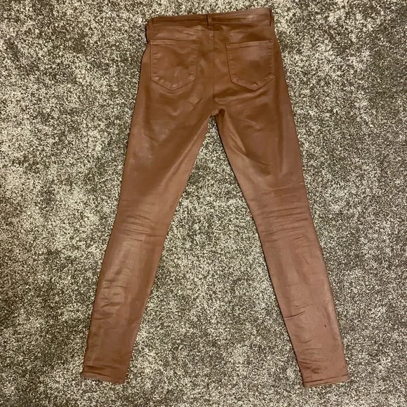 L'AGENCE MARGUERITE SKINNY DARK MOCHA COATED - Picture 4 of 9